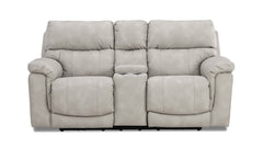 Taupe P3 Power Reclining Loveseat w/Console