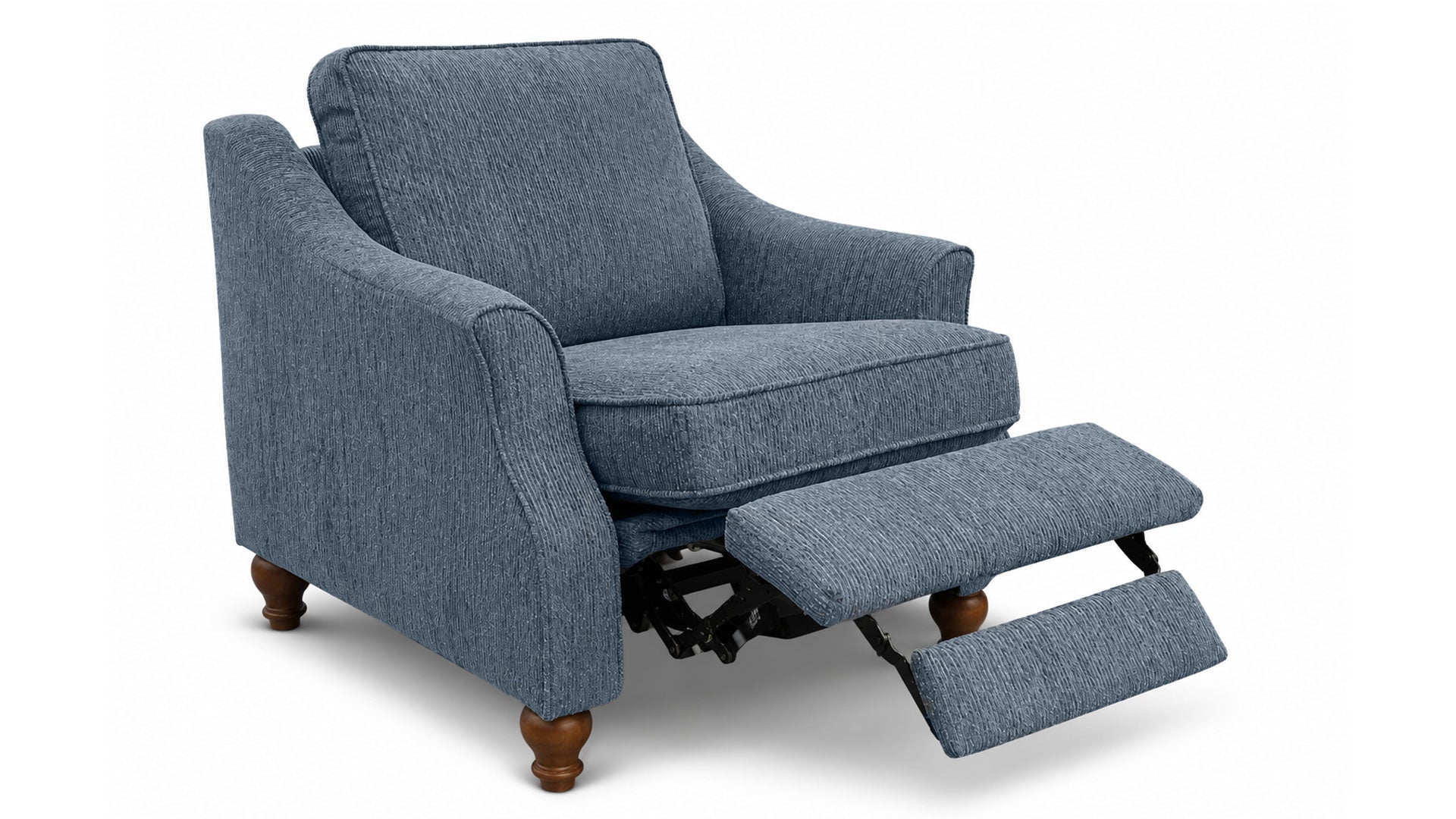 Adeline Lake Blue Performance Fabric Power Inclining Chair