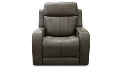Sillón reclinable eléctrico Smoke 2.0 con audio envolvente: sillón tapizado para salón con USB y carga inalámbrica | Gallery Furniture