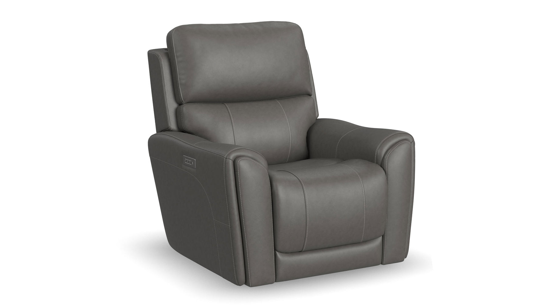 Cougar Dark Grey Power Recliner – Upholstered Living Room Chair | Gallery Furniture