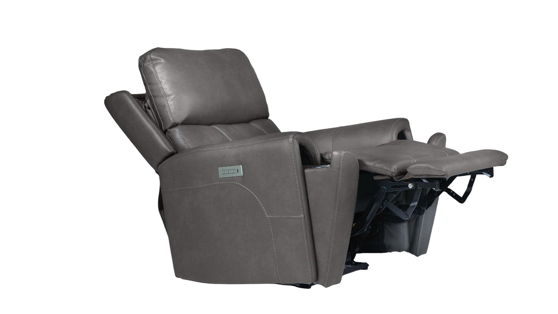 Cougar Dark Grey Power Recliner – Upholstered Living Room Chair | Gallery Furniture
