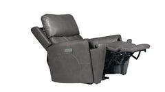 Cougar Dark Grey Power Recliner – Upholstered Living Room Chair | Gallery Furniture
