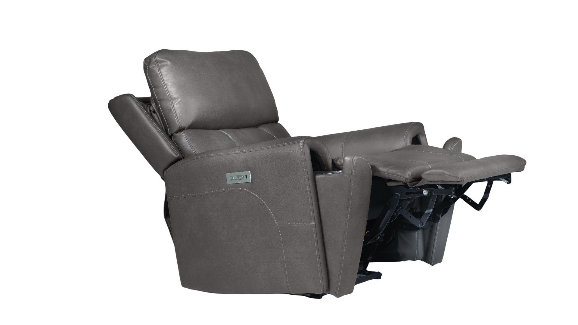 Cougar Dark Grey Power Recliner – Upholstered Living Room Chair | Gallery Furniture