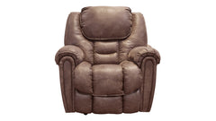 Sillón reclinable Surf Mocha Power Rocker: sillón tapizado para salón fabricado en EE. UU. | Gallery Furniture