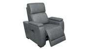 MacPulse P6 Charcoal Grey Power Recliner with Immersive Sound | Performance Fabric | Gallery Furniture