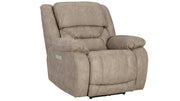 Skywalker Beige Power Recliner – Upholstered Living Room Chair Made in USA | Gallery Furniture