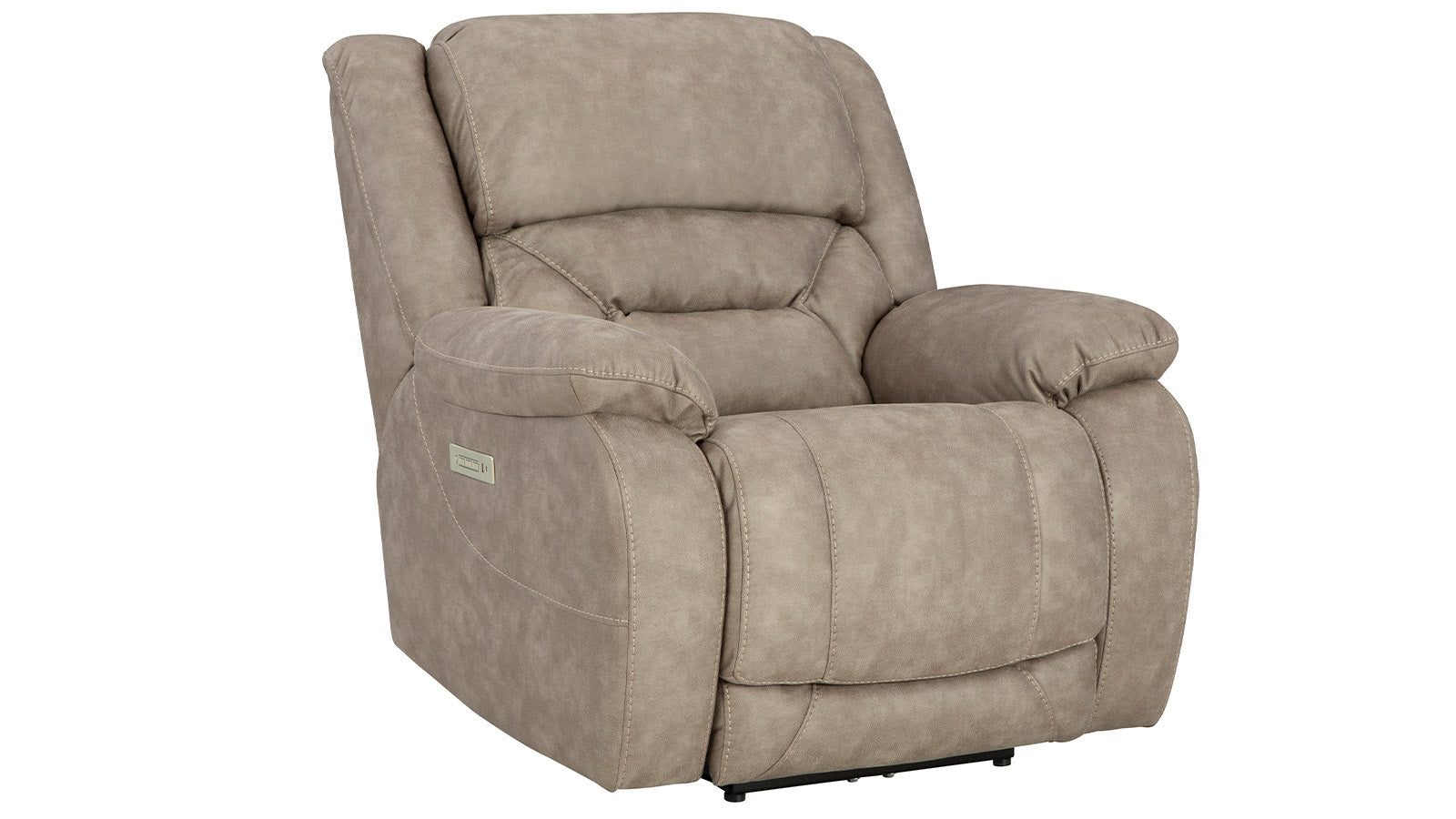 Sillón reclinable eléctrico Skywalker Beige – Sillón tapizado para salón fabricado en EE. UU. | Gallery Furniture