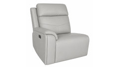 Cougar P5 Dove Grey Left Arm Facing Power Recliner | MacModular Sectional Piece