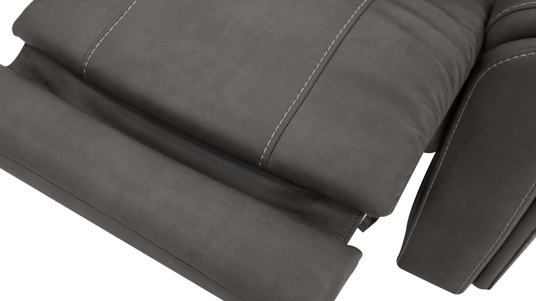 Cougar Dark Grey Power Recliner – Performance Fabric Upholstered Living Room Chair with Heat & Massage | Gallery Furniture