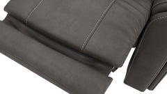 Cougar Dark Grey Power Recliner – Performance Fabric Upholstered Living Room Chair with Heat & Massage | Gallery Furniture