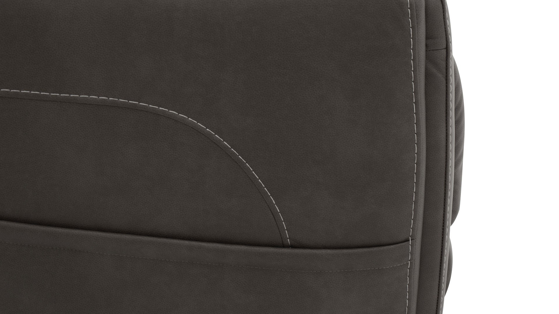 Cougar Dark Grey Power Recliner – Performance Fabric Upholstered Living Room Chair with Heat & Massage | Gallery Furniture