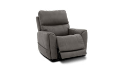 Cougar Dark Grey Power Recliner – Performance Fabric Upholstered Living Room Chair with Heat & Massage | Gallery Furniture