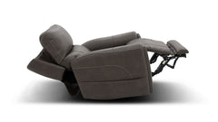 Cougar Dark Grey Power Recliner – Performance Fabric Upholstered Living Room Chair with Heat & Massage | Gallery Furniture