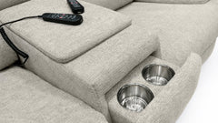 MacZcliner Power Assist Reclining Loveseat – Assistive Sleep Loveseat with Performance Fabric | Gallery Furniture