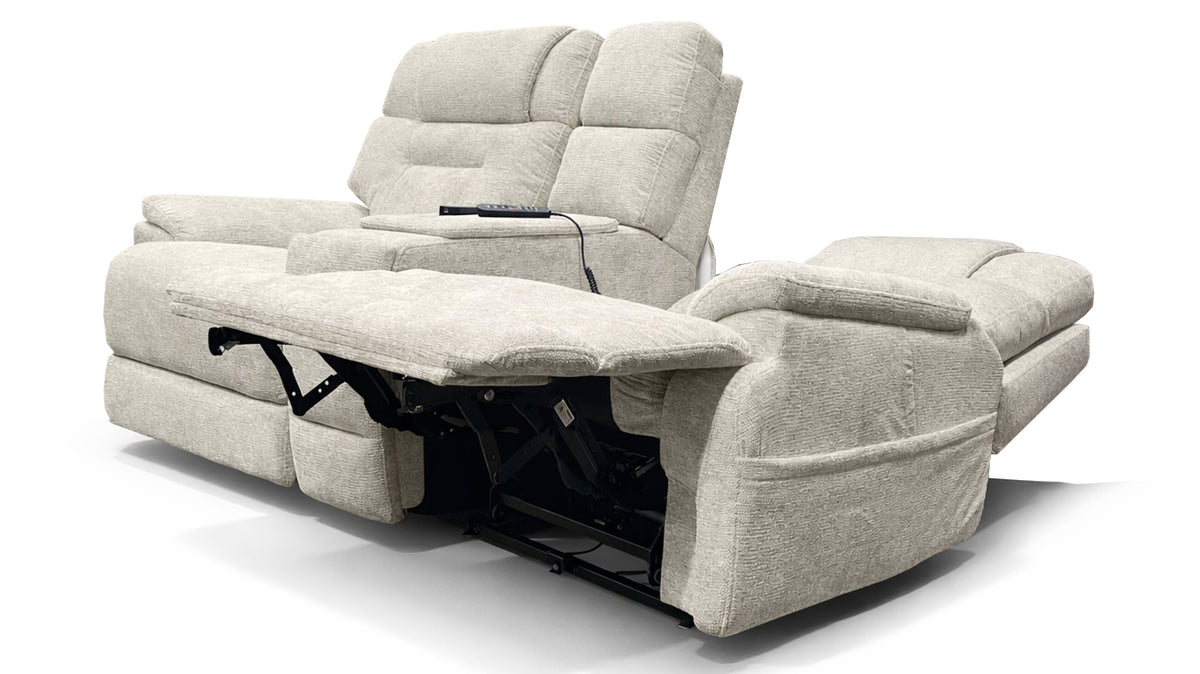 MacZcliner Power Assist Reclining Loveseat – Assistive Sleep Loveseat with Performance Fabric | Gallery Furniture