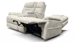 MacZcliner Power Assist Reclining Loveseat – Assistive Sleep Loveseat with Performance Fabric | Gallery Furniture