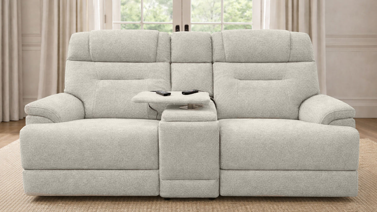 MacZcliner Power Assist Reclining Loveseat – Assistive Sleep Loveseat with Performance Fabric | Gallery Furniture