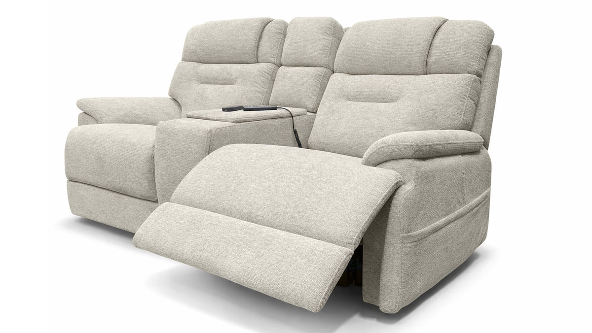 MacZcliner Power Assist Reclining Loveseat – Assistive Sleep Loveseat with Performance Fabric | Gallery Furniture