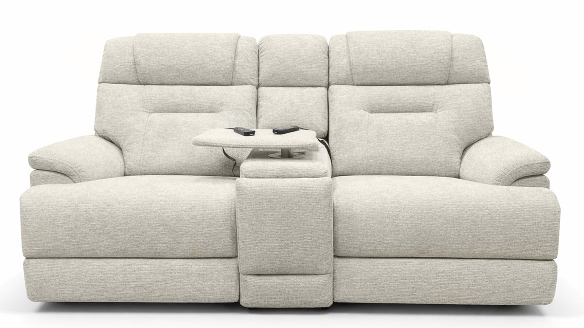 MacZcliner Power Assist Reclining Loveseat – Assistive Sleep Loveseat with Performance Fabric | Gallery Furniture