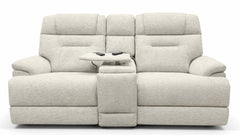 MacZcliner Power Assist Reclining Loveseat – Assistive Sleep Loveseat with Performance Fabric | Gallery Furniture
