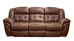 brown sofa microfiber front shot