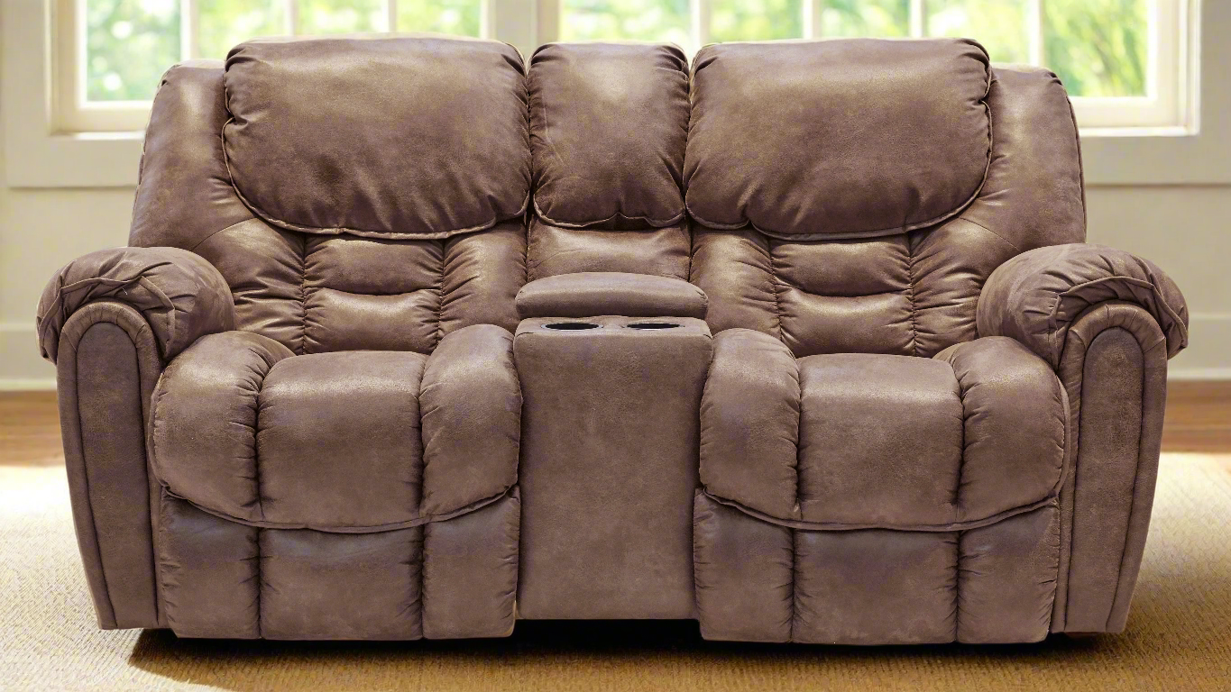 Surf Loveseat reclinable manual con consola