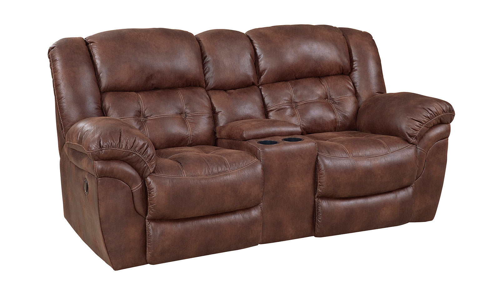 Marcelina Espresso P1 Power Reclining Loveseat w/Console