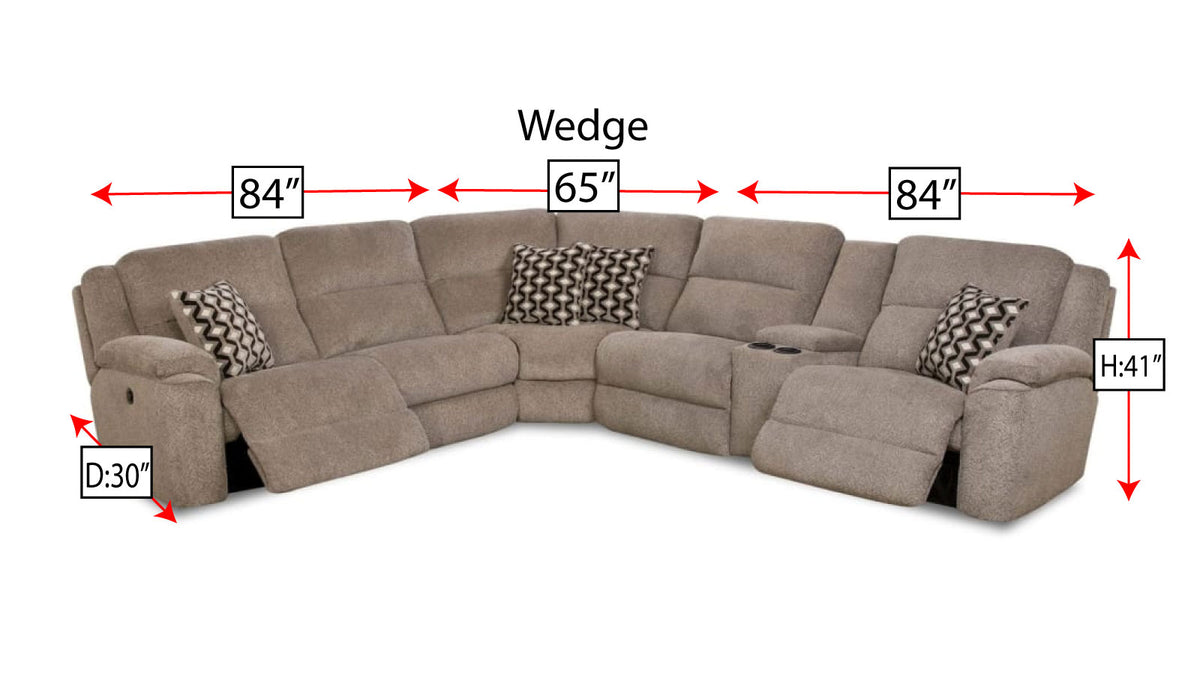 catalina reclining sofa measurements line drawing on white background