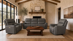 Conjunto reclinable Cougar P3 en gris oscuro