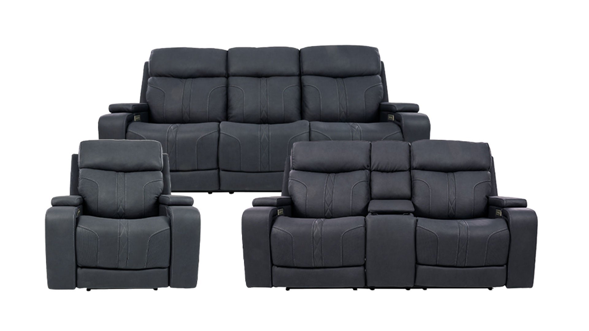 3 Pc Indigo Twilight 2.0 P6 Power Reclining Set