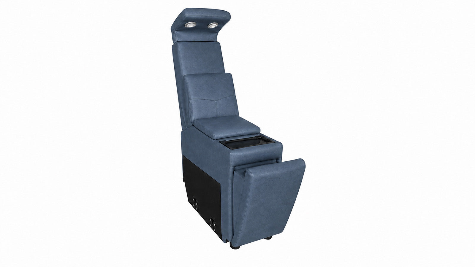 Admiral Blue Smart Console | MacModular Sectional Piece
