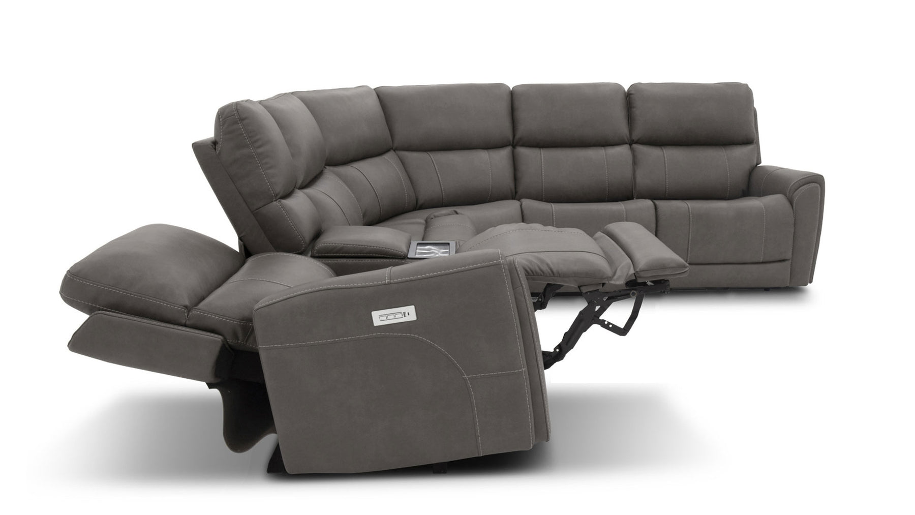 "Cougar sectional side view in zero gravity reclined position"