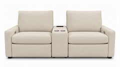 Solara Straw 3pc Power Reclining Loveseat |Gallery Furniture