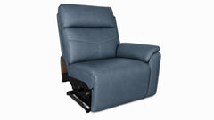 Admiral Blue Right Arm Facing Power Recliner | MacModular Sectional Piece