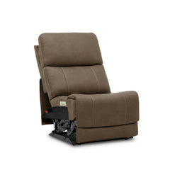 Cougar Cappuccino Armless Power Recliner | MacModular Sectional Piece