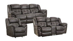 3pc Marcelina Charcoal P1 Power Reclining Set