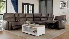 Cougar Cappuccino P3 Zero Gravity Power Reclining Sectional