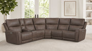 Cougar Cappuccino Performance Fabric P3 Zero Gravity Power Reclining Sectional