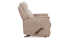 Perfect Match Compact Shoreline Tan Manual Rocker Recliner – Upholstered Living Room Chair | Gallery Furniture