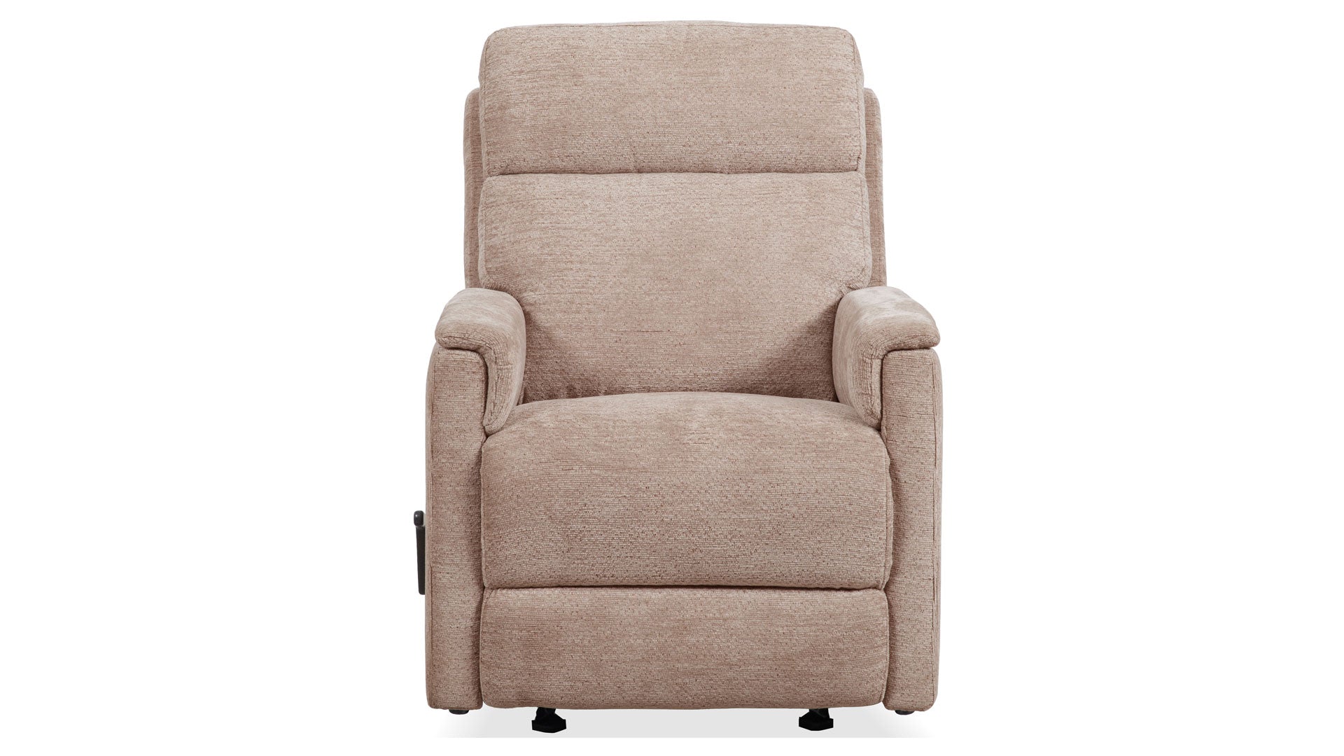 Perfect Match Compact Shoreline Tan Manual Rocker Recliner – Upholstered Living Room Chair | Gallery Furniture