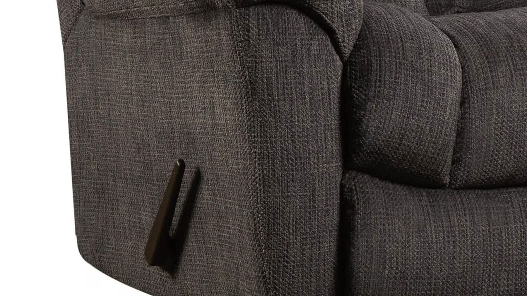 Transformer Ion Charcoal Manual Rocker Recliner – Upholstered Living Room Chair Made in USA | Gallery Furniture