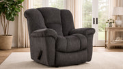 Transformer Ion Charcoal Manual Rocker Recliner – Upholstered Living Room Chair Made in USA | Gallery Furniture