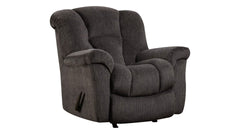Transformer Ion Charcoal Manual Rocker Recliner – Upholstered Living Room Chair Made in USA | Gallery Furniture