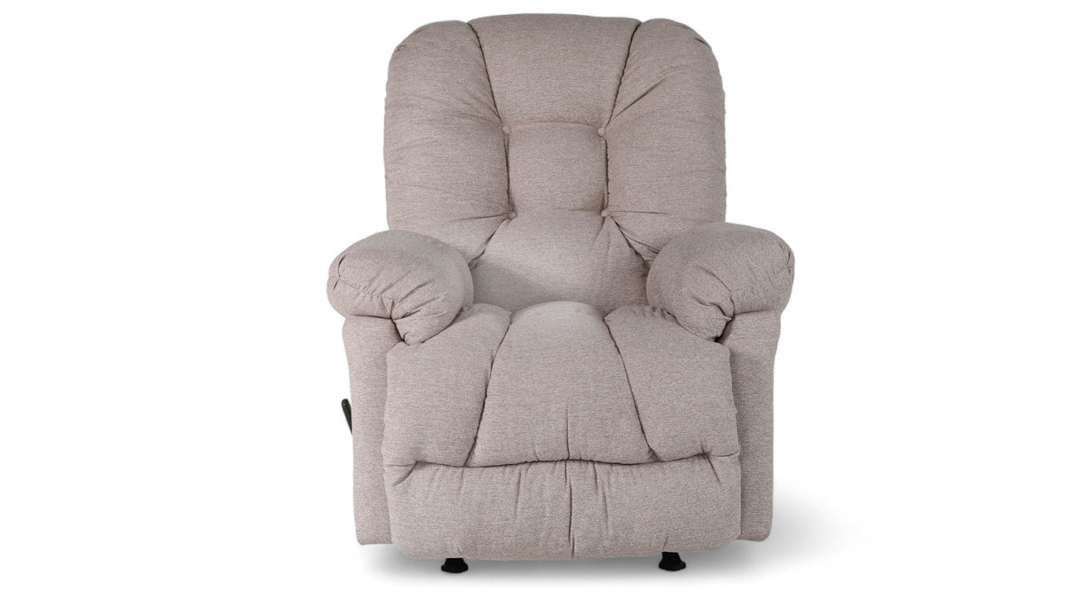 Orlando Khaki Manual Rocker Recliner – Upholstered Living Room Chair Made in USA | Gallery Furniture