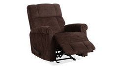 Perfect Match Classic Buffalo Brown Manual Rocker Recliner – Upholstered Living Room Chair | Gallery Furniture