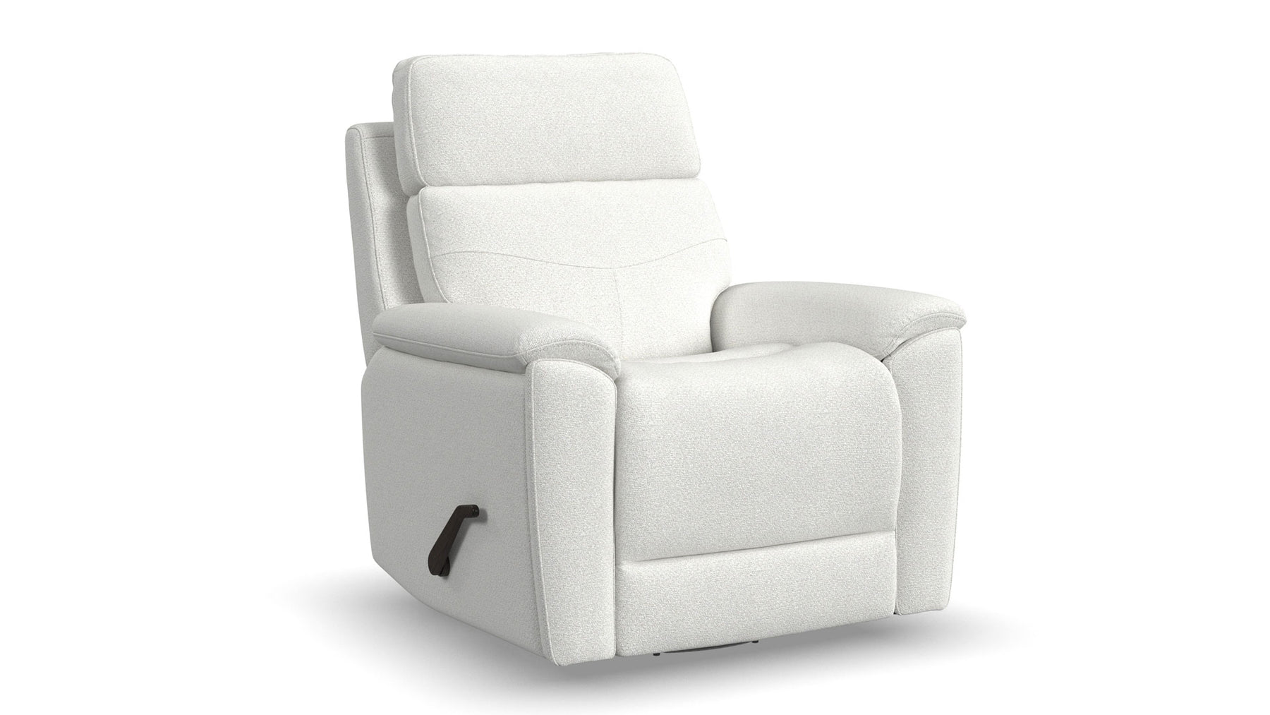 Sillón reclinable giratorio manual «Perfect Match» en color Perla Refinada – Sillón tapizado para salón | Gallery Furniture