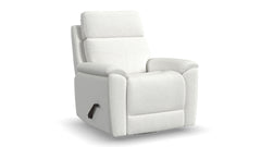 Sillón reclinable giratorio manual «Perfect Match» en color Perla Refinada – Sillón tapizado para salón | Gallery Furniture