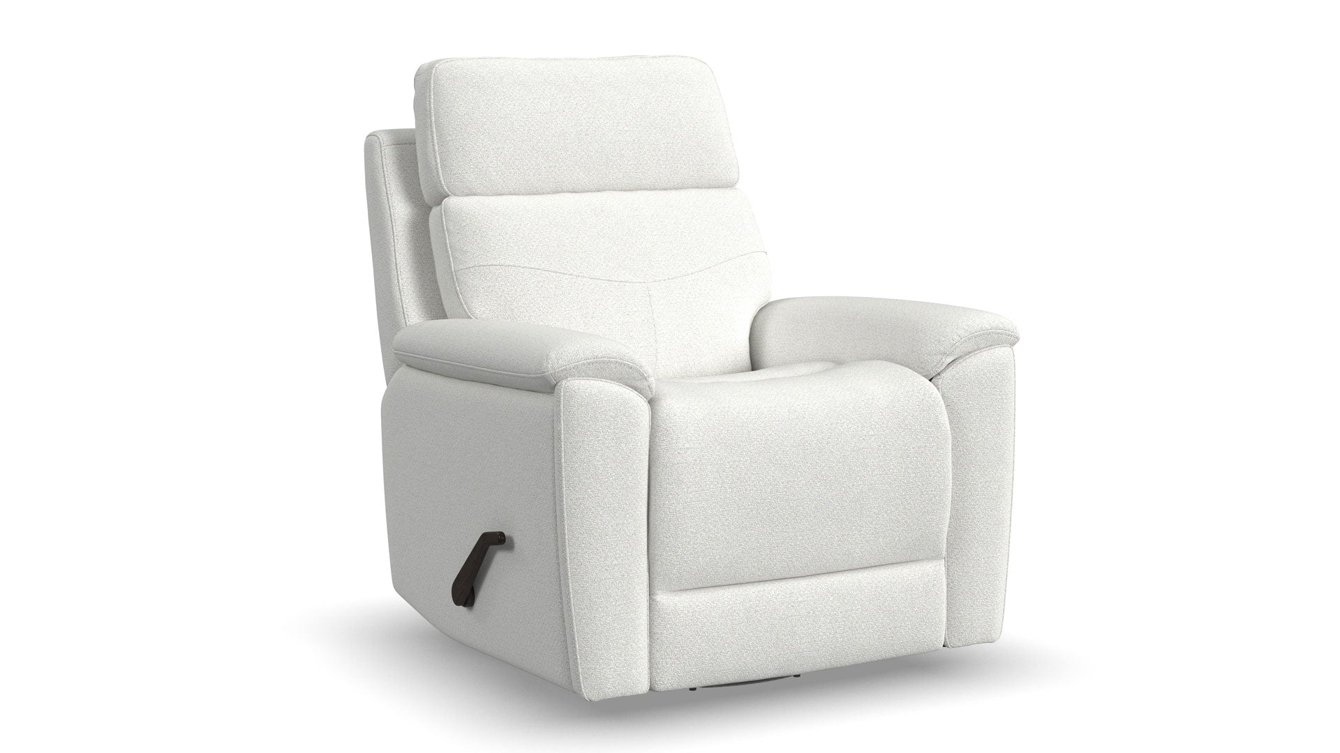 Sillón reclinable giratorio manual «Perfect Match» en color Perla Refinada – Sillón tapizado para salón | Gallery Furniture