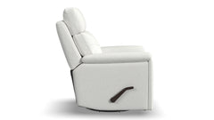 Sillón reclinable giratorio manual «Perfect Match» en color Perla Refinada – Sillón tapizado para salón | Gallery Furniture