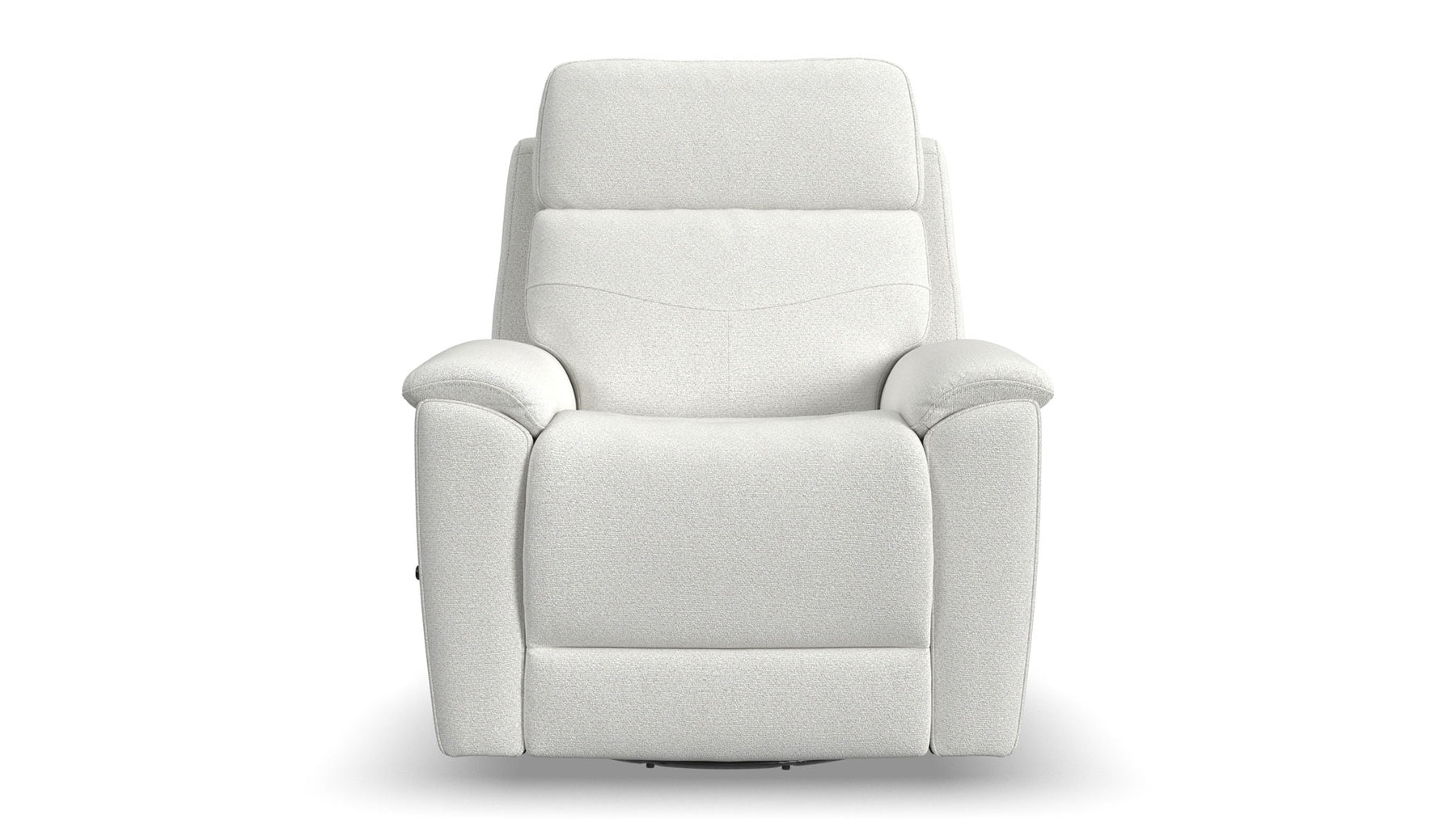 Sillón reclinable giratorio manual «Perfect Match» en color Perla Refinada – Sillón tapizado para salón | Gallery Furniture